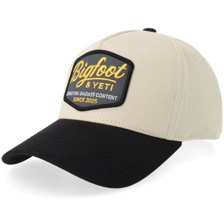 Not For Sale - Beige adjustable Keps - Bigfoot & Yeti Stone/Black A-frame Adjustable @ Hatstore