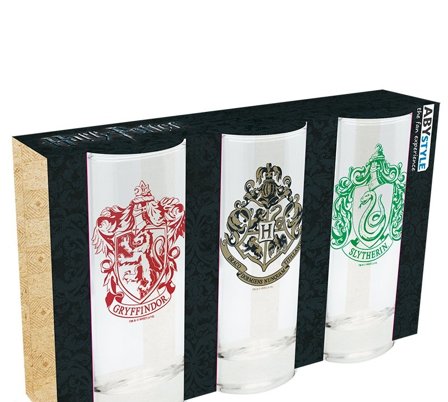 Harry Potter glas 3-pack