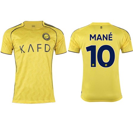 25-26 Al-Nassr FC Hjemme NO.10 MANE Træningsfodbold T-shirt S-2XL
