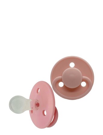 Mininor Round Pacifier Silicone - Pink - 6 M