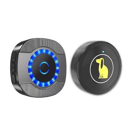 Dørklokke til hundepottræning, vandtæt, superlet berøring, trådløs dørklokke, kompatibel med hund, 55 melodier, 5 lydstyrkeniveauer, US-stik