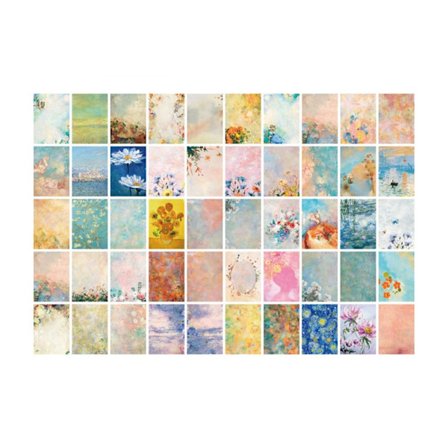 100 st/bok Vintage meddelandematerial Papper 05 05