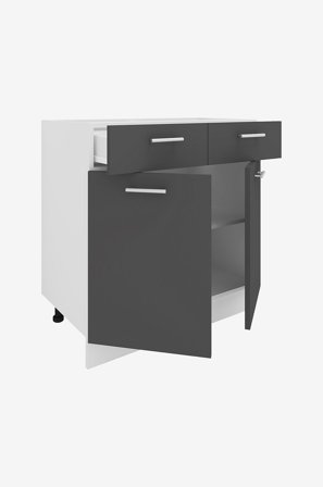 VCM - Skap Esilo 2 Doors/ 1 Drawer - Flerfarget - Hyller & oppbevaring - Fra Homeroom