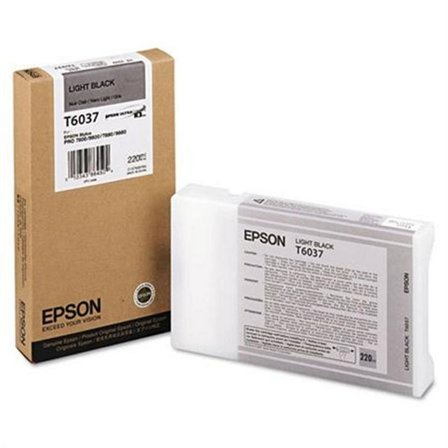 EPSON Bläckpatron, T6037, UltraChrome, hög kapacitet, ljus svart, singelförpackning, C13T603700 - Lyreco - Toner och bläck - Bläckpatroner - 