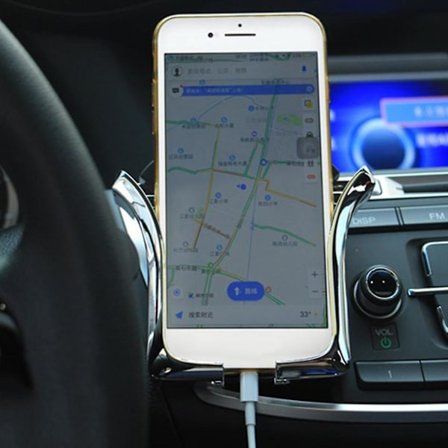 Gravity Biltelefonhållare Universell U-Typ Luftventil Monut