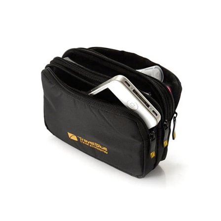 Travel Sininen matkalaukku - Musta