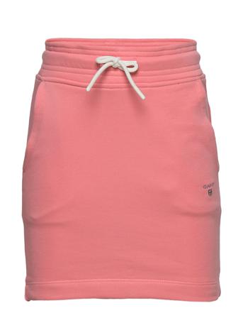 The Original Sweat Skirt Dresses & Skirts Skirts Short Skirts Rosa GANT