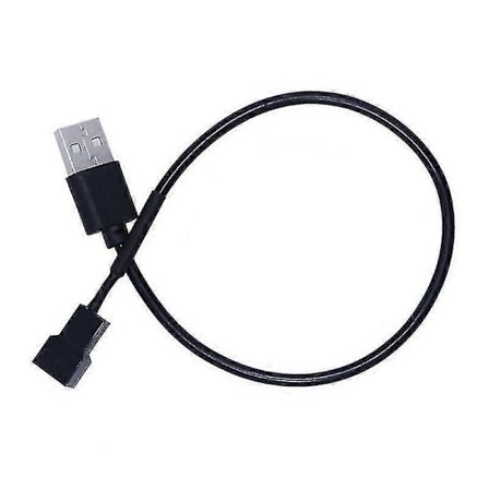 30 cm USB-uros - 3-nastainen adapterikaapeli liitin PC-tietokoneen kotelon CPU-tuulettimelle