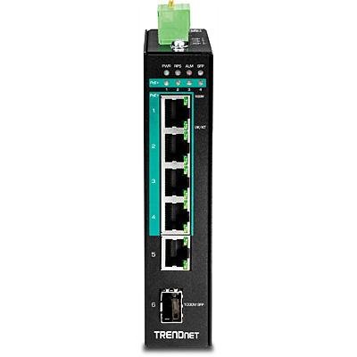 TRENDnet TI-PG541I - switch - 6 porter - Styrt - TAA-samsvar
