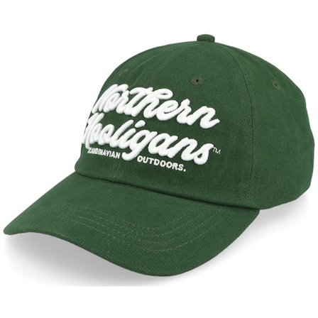 Northern Hooligans - Groen unconstructed Cap - Scandinavian Outdoors Forrest Green Dad Cap @ Hatstore