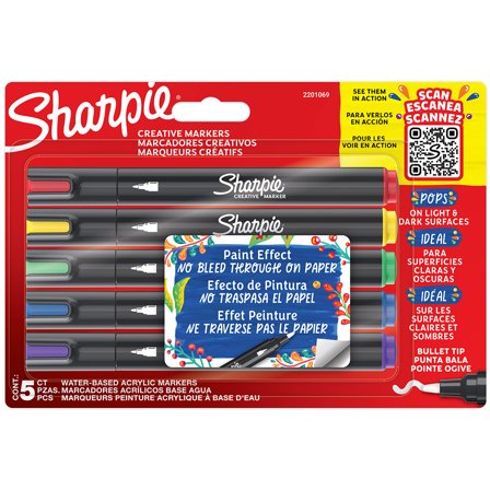 Creative Marker Bullet Tip 5-pack