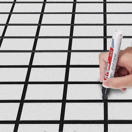 6 stk Flisepenn Veggfug Restaureringspenn Reparasjonsmarkør Fugfyllingspenn for Restaurering av Flisefug Vegg Gulv Bad D