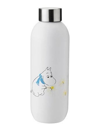 Keep Cool Drikkeflaske 0.75 L. Moomin Frost White Stelton