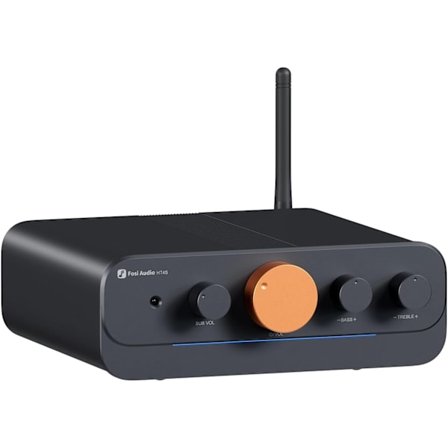 Fosi Audio HT4S Bluetooth-vahvistin ulkokaiuttimille, 4-kanavainen tehovahvistin