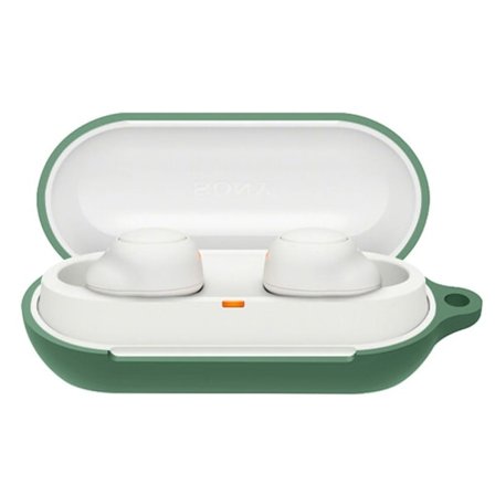 Sony WF-C500 silikonikotelo - Tummanvihreä