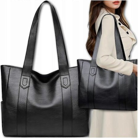 Håndveske Eco Leather Svart