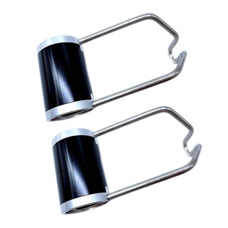 Superlet Forlygtebeslag Cykellys Holder (Sort Sølv)