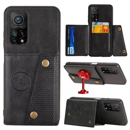 Xiaomi Mi 10t Pro - Skal Med Korthållare Svart