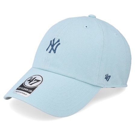 47 Brand - MLB Blau unconstructed Cap - New York Yankees MLB Base Runner Clean Up Mako Dat Cap / Unstructured @ Hatstore