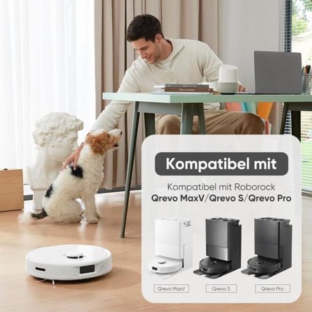 Roborock Qrevo S/Qrevo Pro Robotstøvsuger Tilbehør—pa