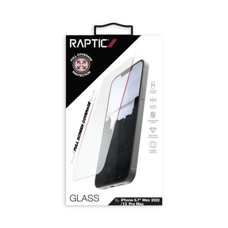 Raptic X-Doria Full Glass iPhone 14 Plus koko näytön karkaistu lasi