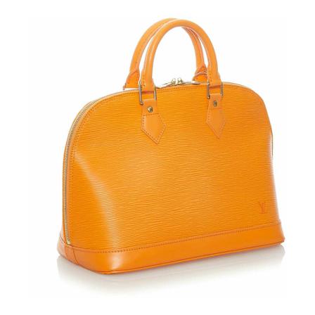 Louis Vuitton Vintage, Pre-owned Bag Oranje, Dames, Maat:ONE Size,leather