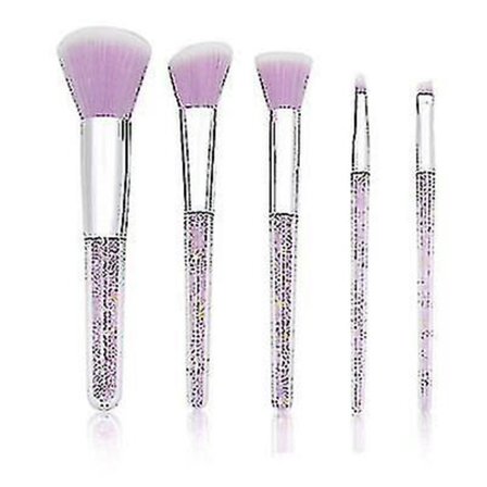 5 Transparenta Handtag Makeup Borstar