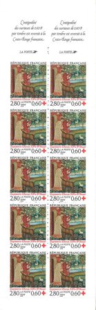 Frankrig 1994 - YT nr. 2043 (2915a) - Røde Kors Hæfte