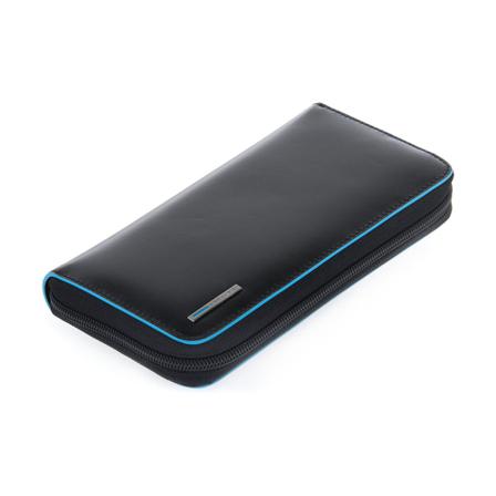 Piquadro Women's wallets Sort, Dame Punge og Kortholder, Størrelse: ONE Size