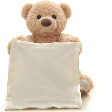 Söpö nalle nalle lelu piilota leikki etsi animoitu täytetyt eläin puhuva musiikki ujo karhu