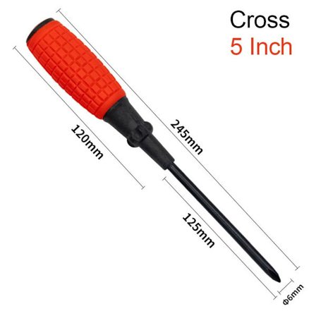 Magnetisk skrutrekker sporskrutrekker 5 INCHCROSS CROSS