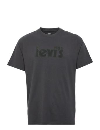 Ss Relaxed Fit Tee Poster Cavi T-shirts Short-sleeved Svart LEVI ́S Men