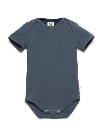 Cozy Me S/S Body Bodies Short-sleeved Sininen Müsli By Green Cotton