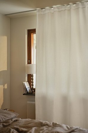 Jotex - Verduisteringsgordijn Linnen 1 Lengte Natuurwit Natuurwit - AURORA - Koop Linnen gordijnen bij Jotex