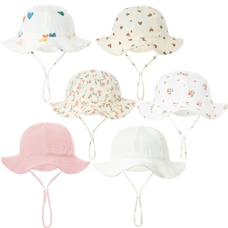 Baby Bomullshink Solskydd, Vattentät, Storlek 3-12 Månader, Perfekt för Utomhusaktiviteter och Strandfiske