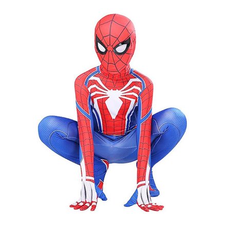 Spiderman Cosplay Velocity Suit Kostyme Superhelt Barn Voksen Bodysuit.