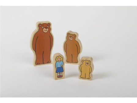 YELLOW DOOR Sagofigurer av trä, Guldlock 4/fp - Lyreco - Skola och förskola - Lekmaterial - Lekfigurer - Sagofigurer