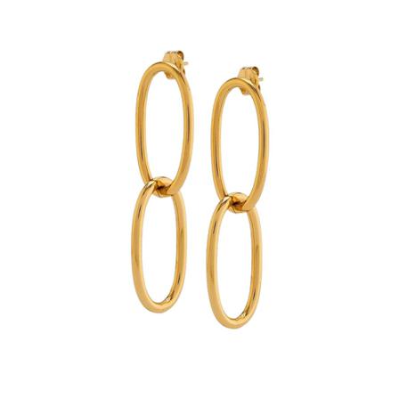 Federica Tosi Earrings New Bolt Gul, Dame Øreringe, Størrelse: ONE Size