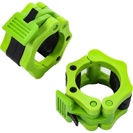 Barbell Spænde 50mm, Grøn Barbell, Hurtigudløsning Barbell Klemme 50mm Bodybuilding Barbell Klemme Olympisk Barbell Klemme Barbell Klemme Til Barbell