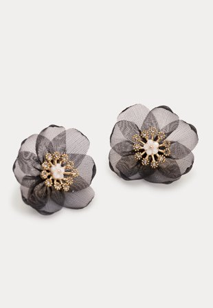 LILY AND ROSE - Organza Botanical Earrings - Onesize