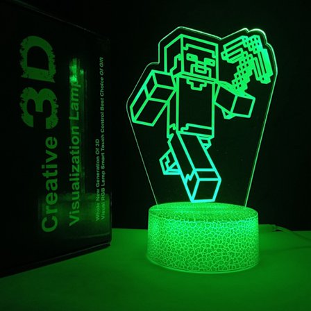 Kreatiivinen Lahja Pelihuoneen Sisustus Yövalo Halkeama Malli minecraft 2 minecraft 2 minecraft 2 minecraft 2