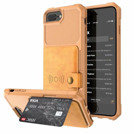 iPhone 8 Plus - Praktiskt Skal med Kortfack