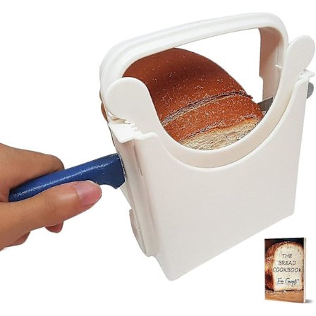 Leivänleikkuri, Sopii Kotitekoiseen Leivälle, Taittuva Ja Säädettävä Leivänleikkuri, 5 Paksuutta Voidaan Mukautaa, Bagel/voileipä/paahtoleivänleikkuri
