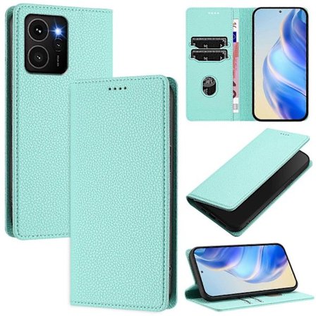 Etui Kompatibelt med Nokia HMD Skyline Magnetisk Lukking Slank RFID-blokkerende Lær Lommebok Telefonetui med Kortspor Kompatibelt med Nokia HMD 