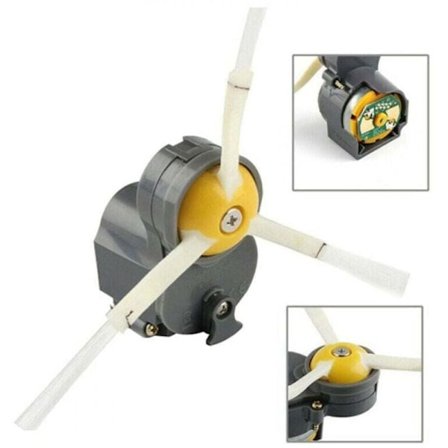 Soveltuu Roomba 500–900-sarjan sivuharjamoduuliin IROBOT ROOMBA -laitteille, ROOMBA 800 -sarjan robotti-imuri 6,5 x 6 x 4 cm