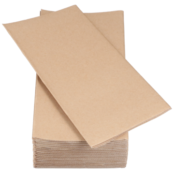 Serviett Naturbrun 1/8 40x40cm