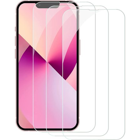 3-PAKK - iPhone 13/13 Pro Skjermbeskytter i herdet glass