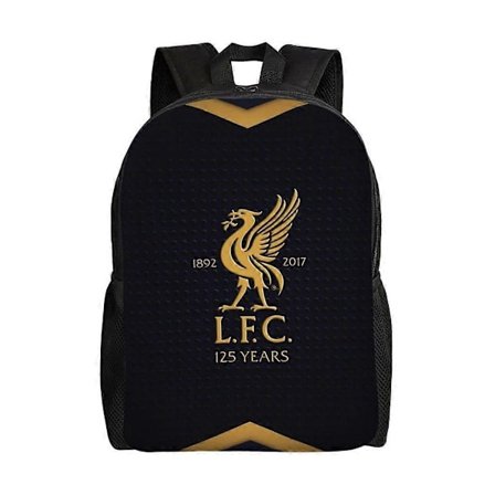 K1144 Liverpool Lättviktsryggsäck Utomhus Resa Barn Stor Kapacitet Tryck Student Skolväska Casual Axelväska[D]