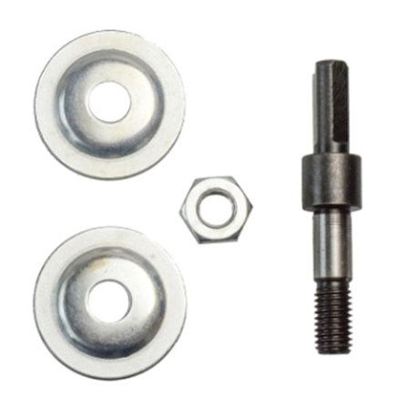 Skivhållare med innerdiameter 10 mm Kit Nyckelsats Power Hålborr Vinkelslip 87 mm lång dornadapter