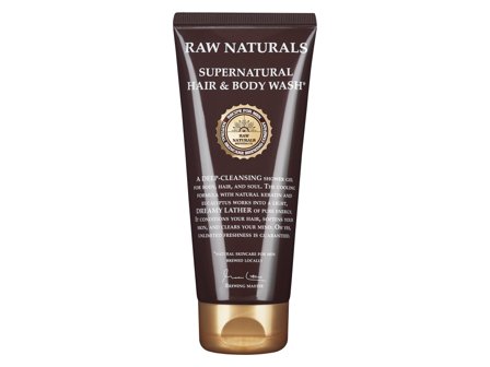 RAW Naturals 3 in 1 Supernatural Hair & Body Wash, 200 ml